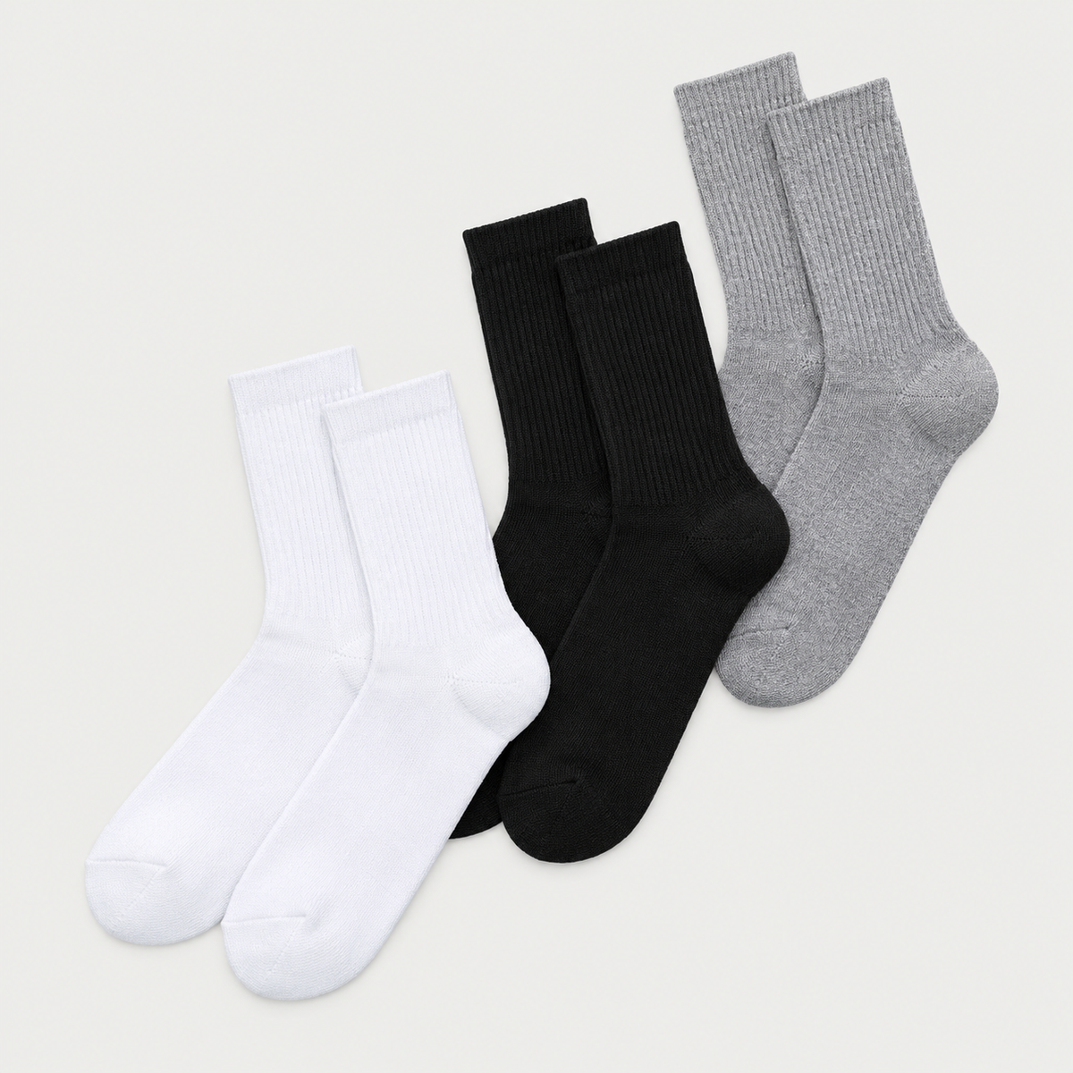 SoxReal men's socks — 3-color layflat