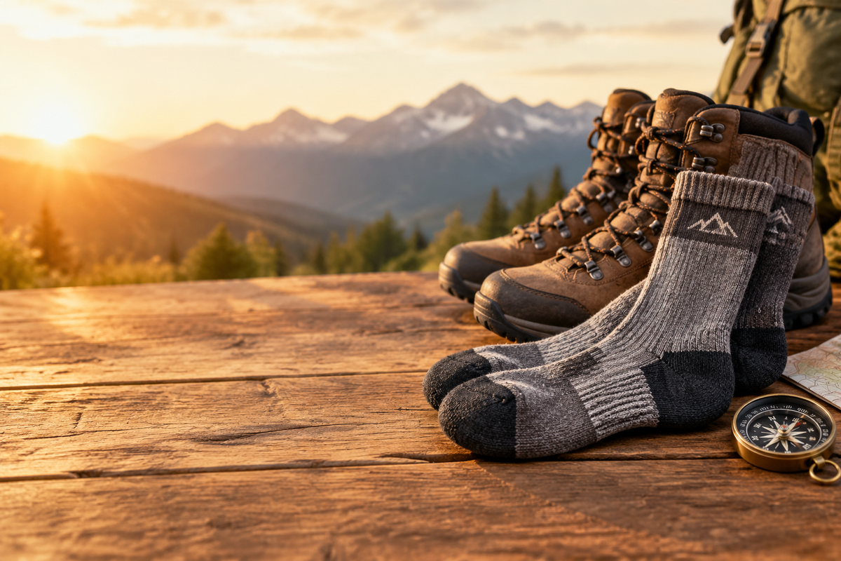 SoxReal merino wool outdoor trail socks banner
