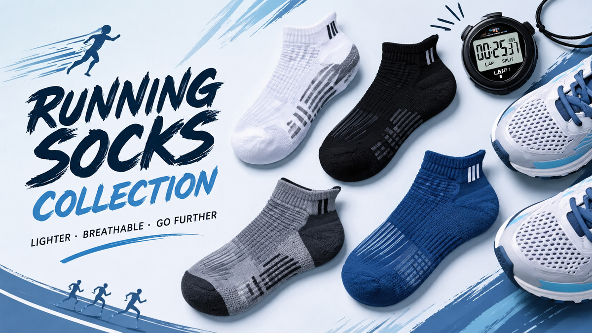 SoxReal cushioned running socks banner